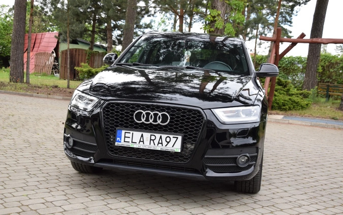 Audi Q3 cena 57900 przebieg: 137500, rok produkcji 2015 z Lubliniec małe 742